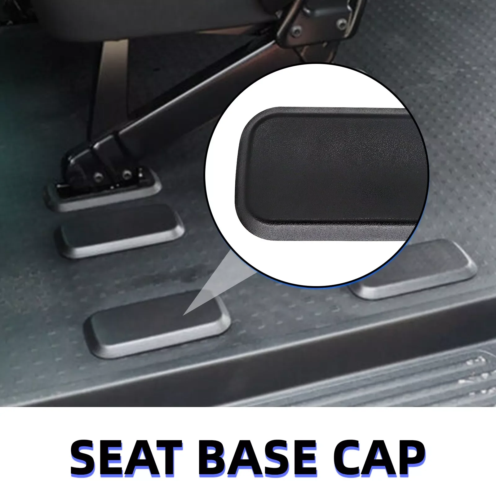 4Pcs Car Seat Base Cap Cover For VW T5 T5.1 T6 T6.1 Kombi Transporter 2003-Onward Interior Seat Base Cap Car Accessories