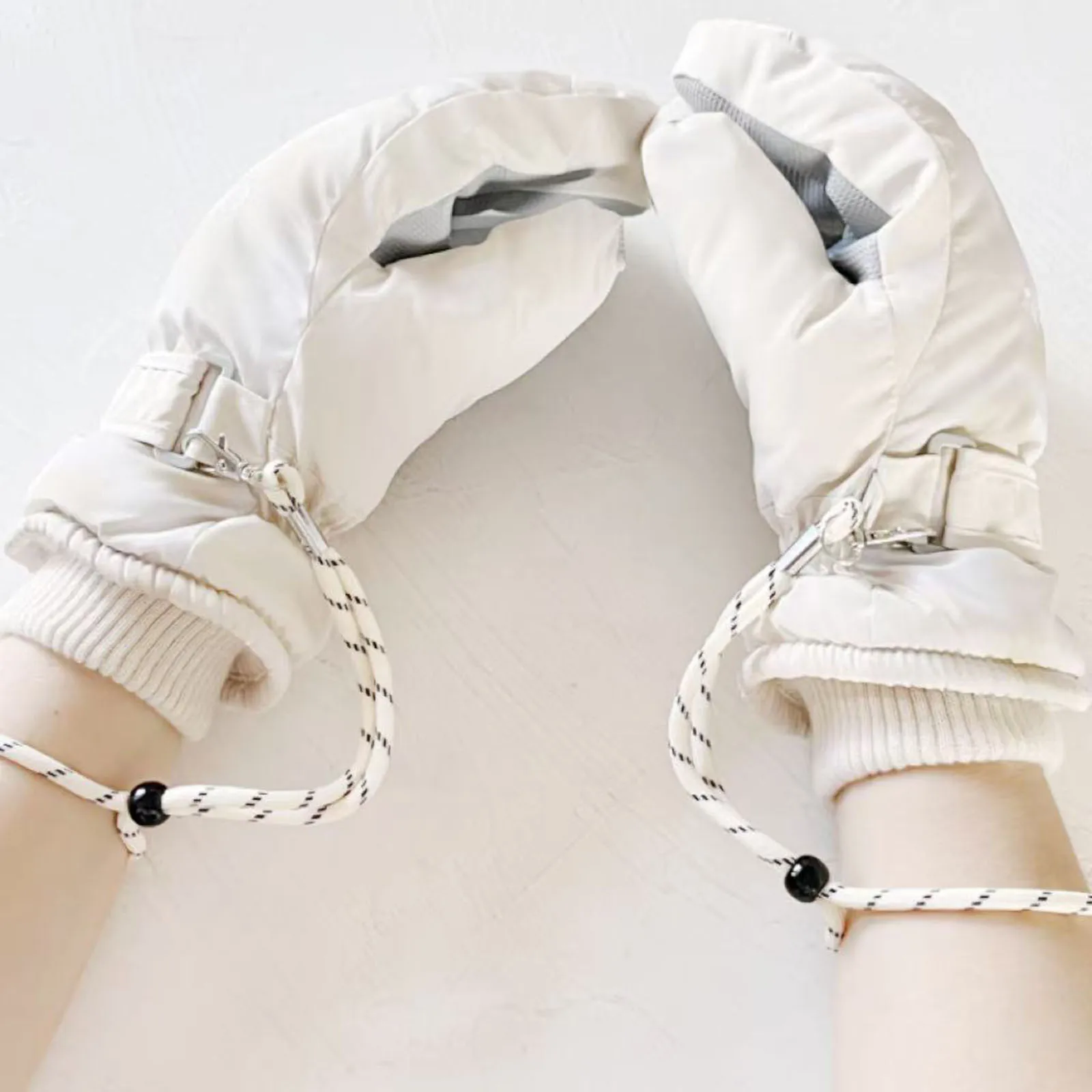 2 Pcs Ski Glove Leash 25/150cm Glove Lanyard String Attachment Straps Connector Professional Ski Wrist Straps for Winter Ski