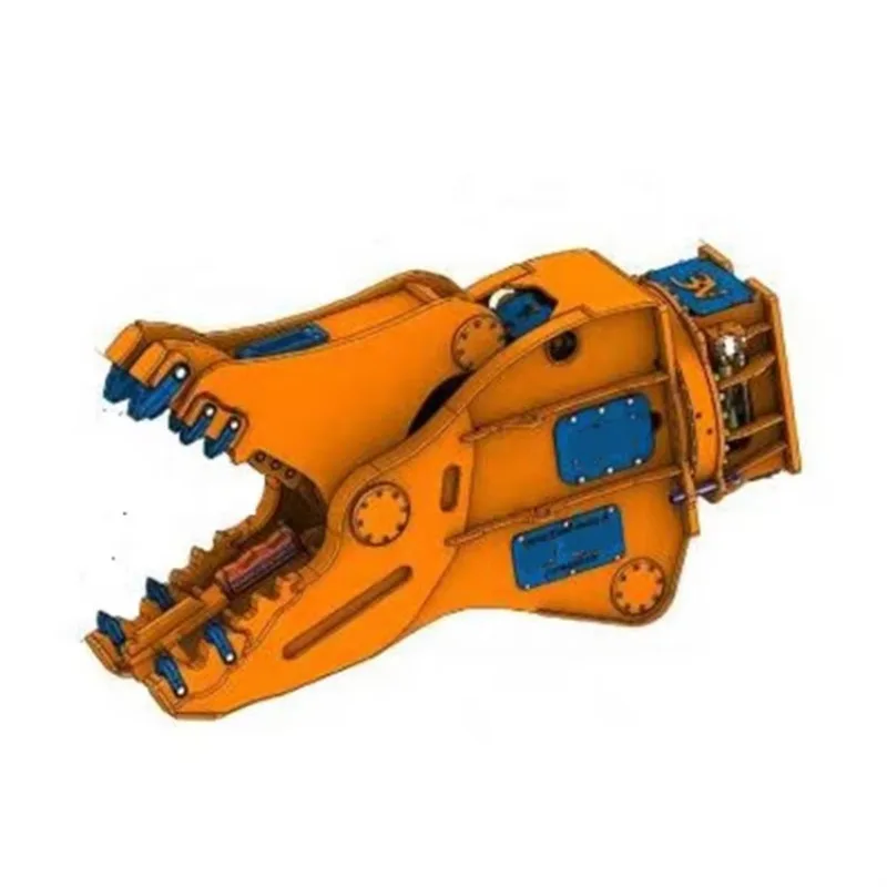 High Efficiency Excavator Motor Engine Teeth Demolition Replaceable Jaw Plate Hydraulic Pulverizer and Shears