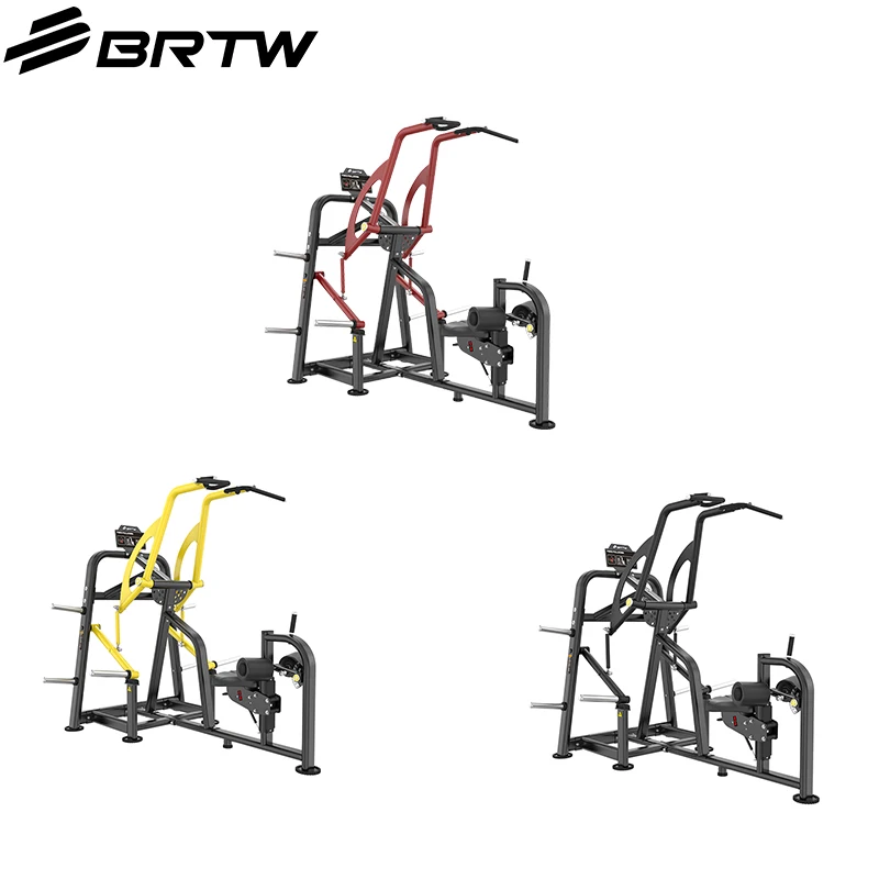 Multi Function Station Gym Training Equipment Adjustable Pulley System Super Lat Machine Lat Pulldown Machine