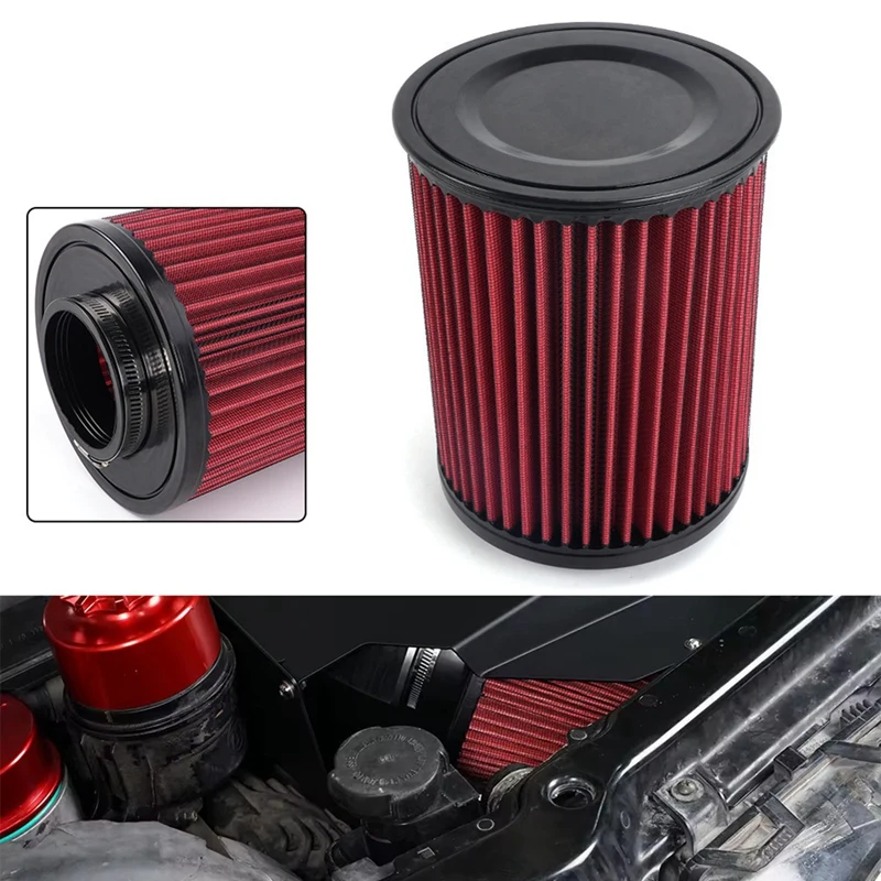 70MM High Flow Car Air Filter E-2993 Cold Air Intake Air Filter For Ford Focus Escape MKC RS-OFI106