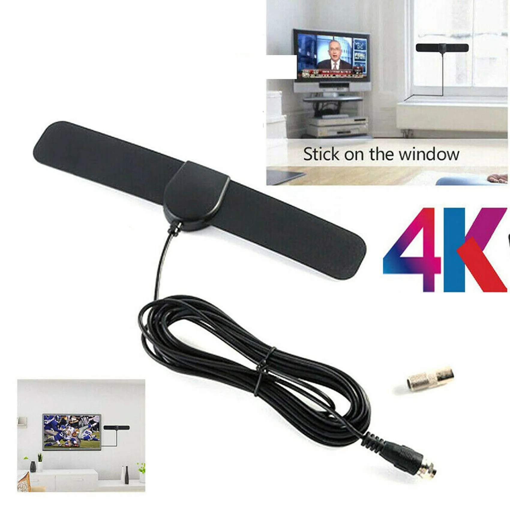 Daily Sale 2X 300 Mile Range Antenna TV Digital HD Skywire 4K Antena Digital Indoor HDTV 1080P