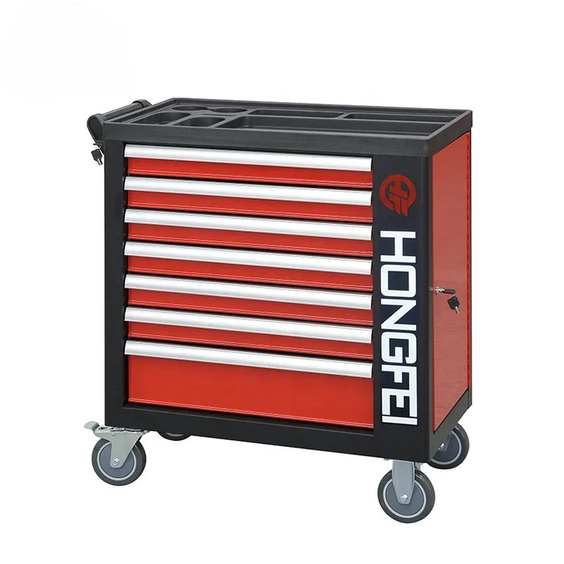 Automotive Black Wide Tool Chest With Hutch