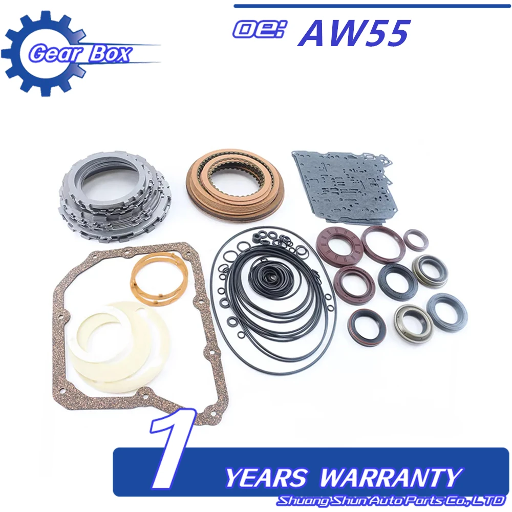 

New AW55-50SN AW55-51SN Transmission Master Repair Overhaul Kit AF23 AF33-5 AW235 RE5F22A For Volvo Saab Opel Chevrolet