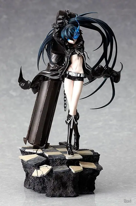 100% Original:BLACK ROCK SHOOTER Rock Cannon ver.29cm PVC Action Figure Anime Figure Model Toys Figure Collection Doll Gift