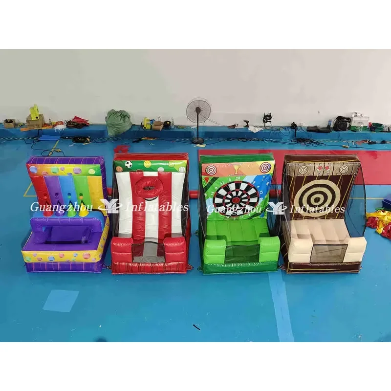 Inflatable Games 4 in 1 Sport Game Custom Commercial Outdoor Indoor Inflatable Carnival Games for Children and Adults for