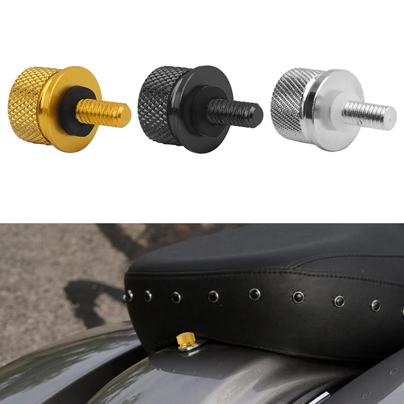 

Black Chrome Gold Motorcycle Rear Seat Fender Bolt CNC Screw Motocross Accessories For Harley Sportster Touring Softail Dyna CVO