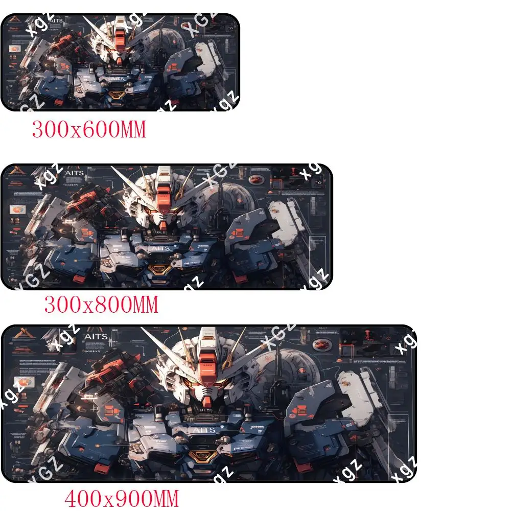لوحة ماوس بتصميم Anime Mech Warrior، لوحة ماوس كبيرة، وسادة مكتب، قاعدة مضادة للانزلاق، قابلة للغسل للاستخدام المكتبي والمنزلي #4