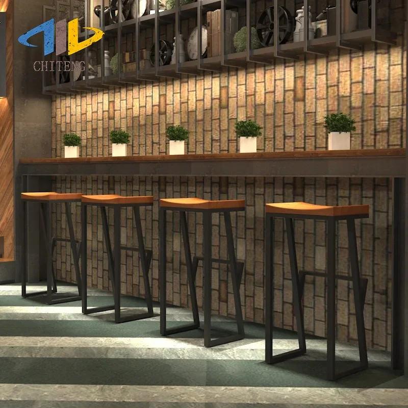 

Bar taburesi island office kati ahshap basit y ksek Tabouret De Bar tabureleri Modern Iiftlik masa in sandalyeler Bar Modern