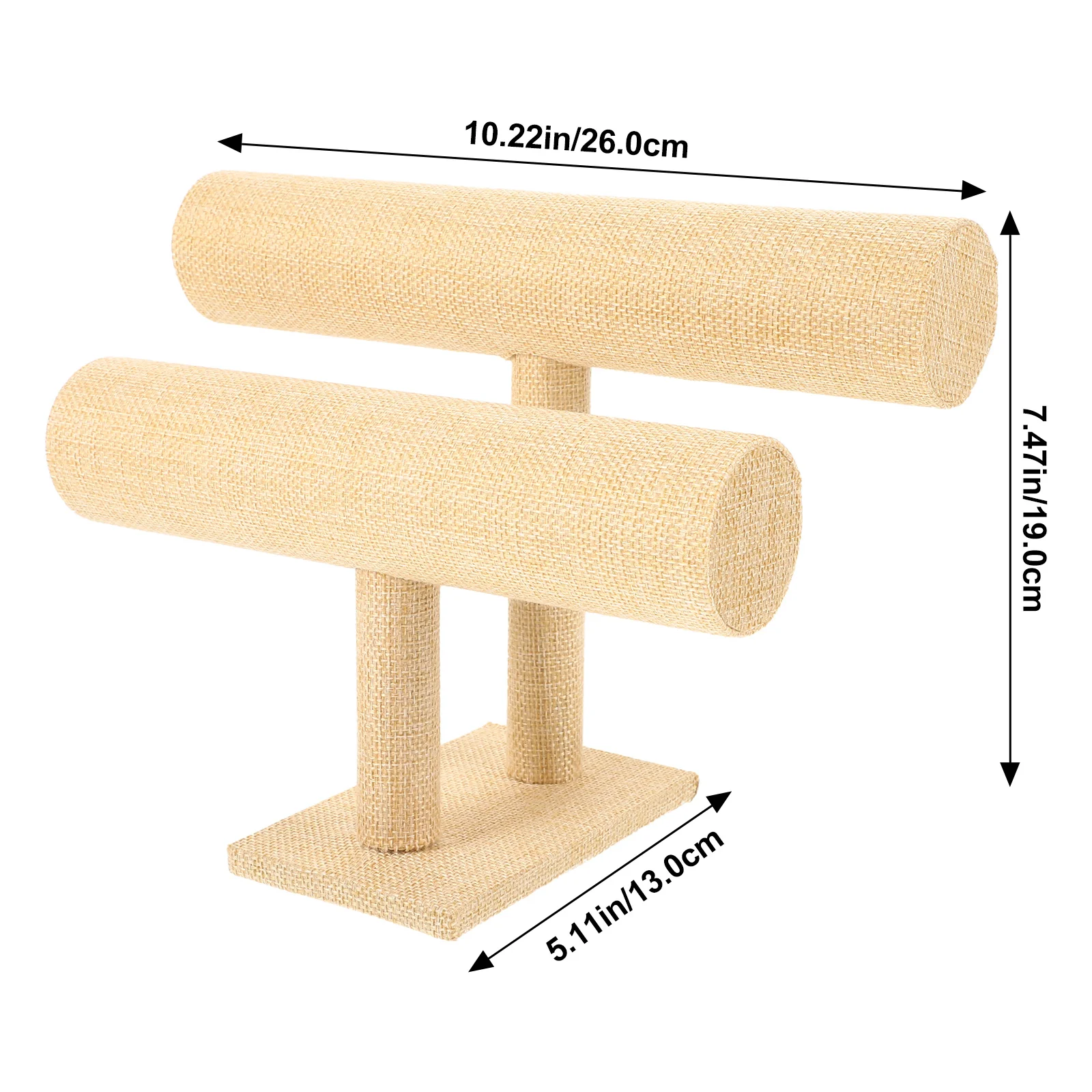 Bracelet Display Stand Headband Organizer 2 Tiers Lightweight Jewelry Storage Rack Table Decoration Photo Prop