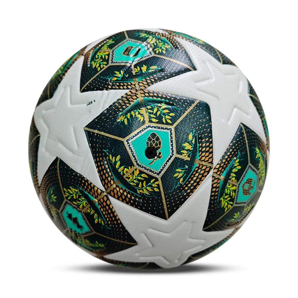 Football Standard Size  5 Veneer Football PU Material Sports League Outdoor Competition Football Training Ball