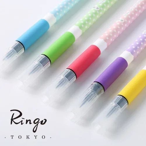 

Japan kuretake IROTORIDORI Polka Dot Soft-tip Pen Calligraphy