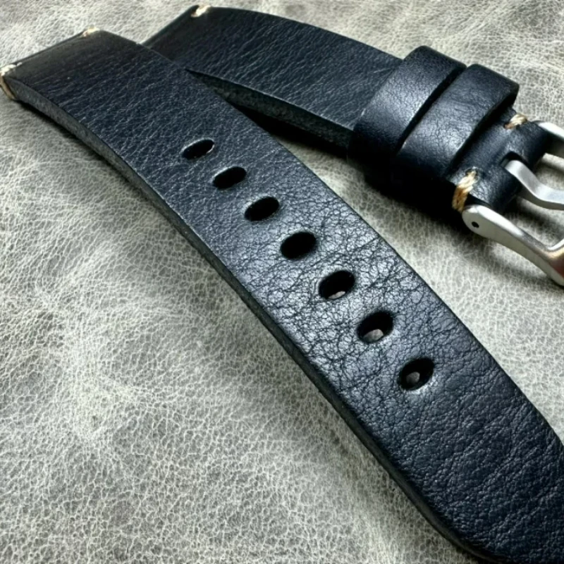 

Ремешок быстросъемный однослойный толщиной 18 мм 20 мм 22 мм, ремешок из натуральной кожи, высококлассные ремешки для часов из воловьей кожи