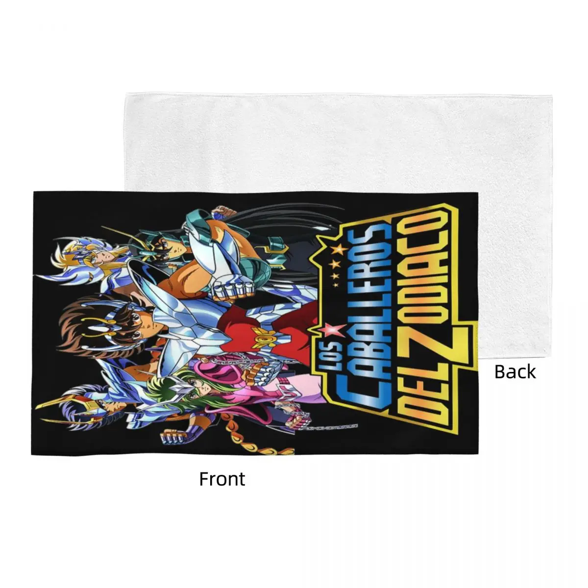 Custom Knights Of The Zodiac Saint Seiya Soft Face Towel Quick Dry Pool Bath Cotton Towels Absorbent
