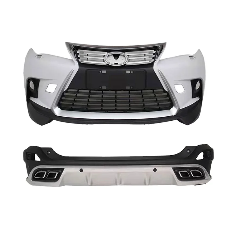 

FULI body kit factory direct Front Bumper Grille Car bumpers For Toyota RAV4 2013-2018 Upgrade to Lexus NX Type