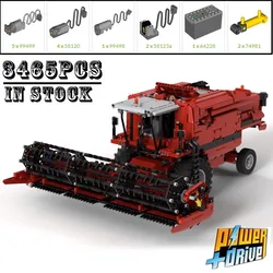 NEW 1:17 Scale MOC-106787 Combine Harvester with Leveling System Building Blocks Bricks Model  Toys for Children Birthday Gifts