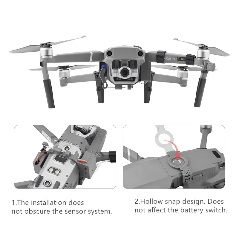 Remote Control Airdrop Servo Kit Parabolic with Landing Gear for DJI Mavic 2 Zoom / Mavic 2 Pro Drone Accessories