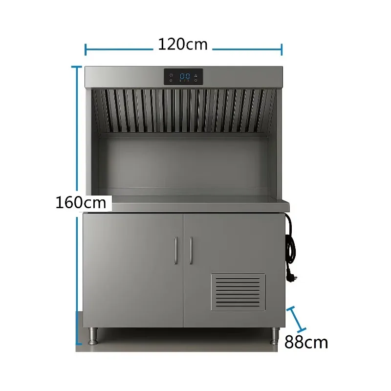 Commercial Ventless Hood Smoke & Odor Control Ductless System