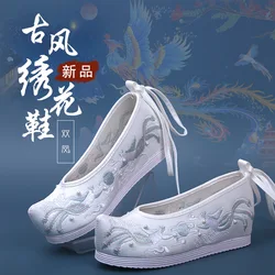 New nailed bead Hanfu shoes women's ancient embroidered shoes with Hanfu