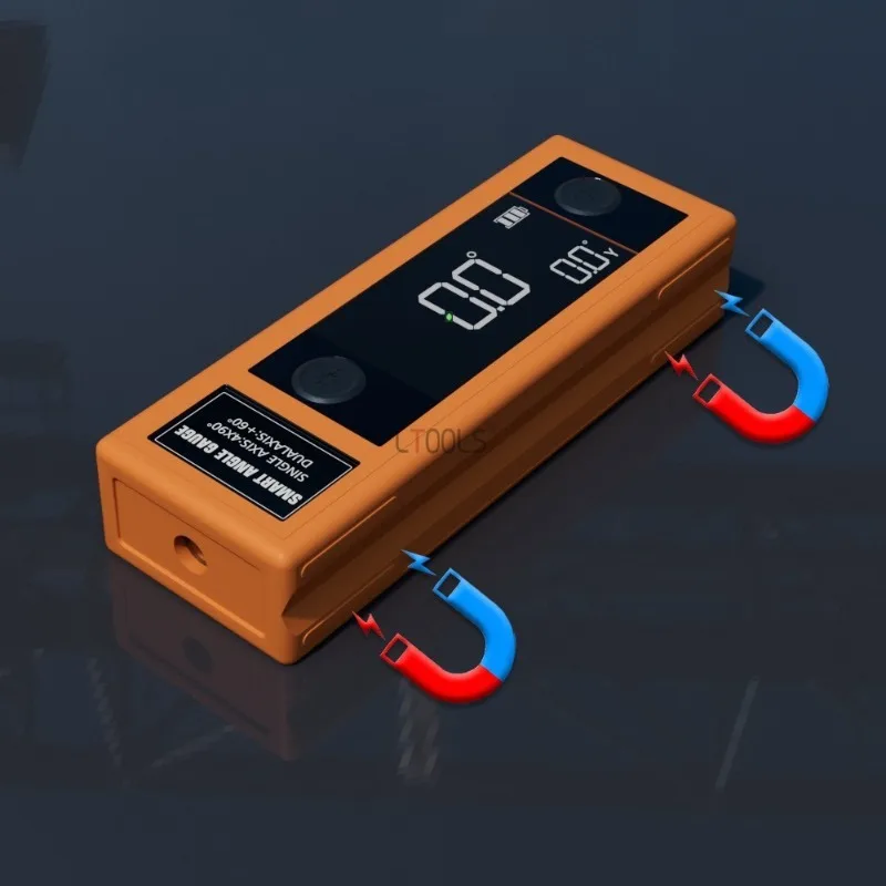 High Precision Smart Laser Angle Meter Dual-axis Digital Inclinometer Portable Angle Finder Electronic Angle Measuring Tools
