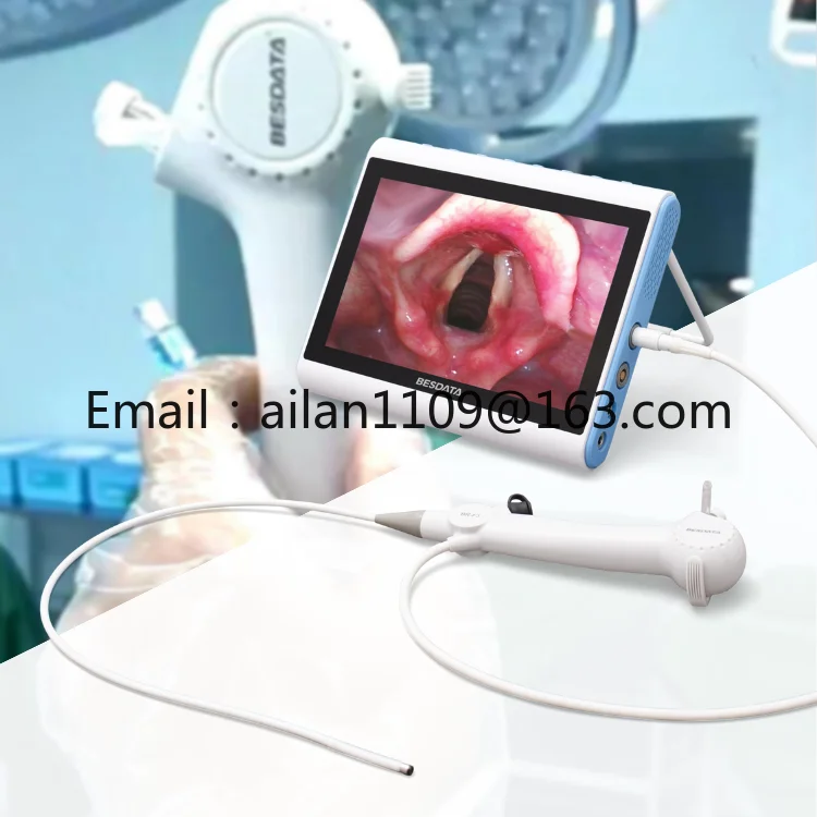 

Bronchoscopy Equipment Medical Ent Flexible Video Bronchoscopy Set with Suction Tip for Flexible Ent Endoscopy