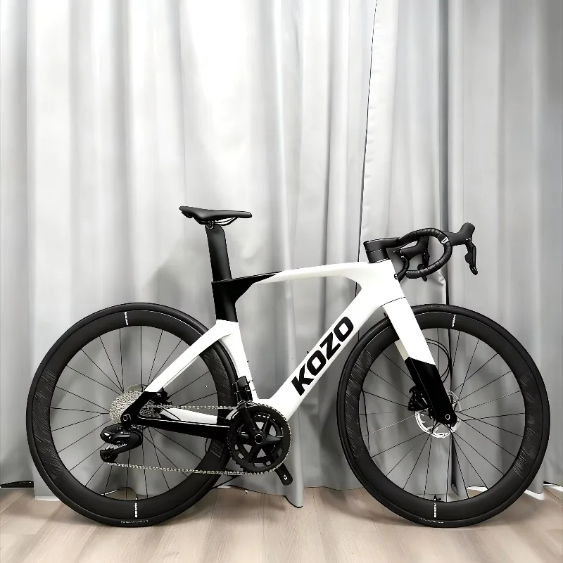 

Hydraulic Disc Brake 700C 24S Carbon Fiber Aero Road Bike Racing Bicycle For Men Women Adult Road Racing Cycling Outdoor Sports