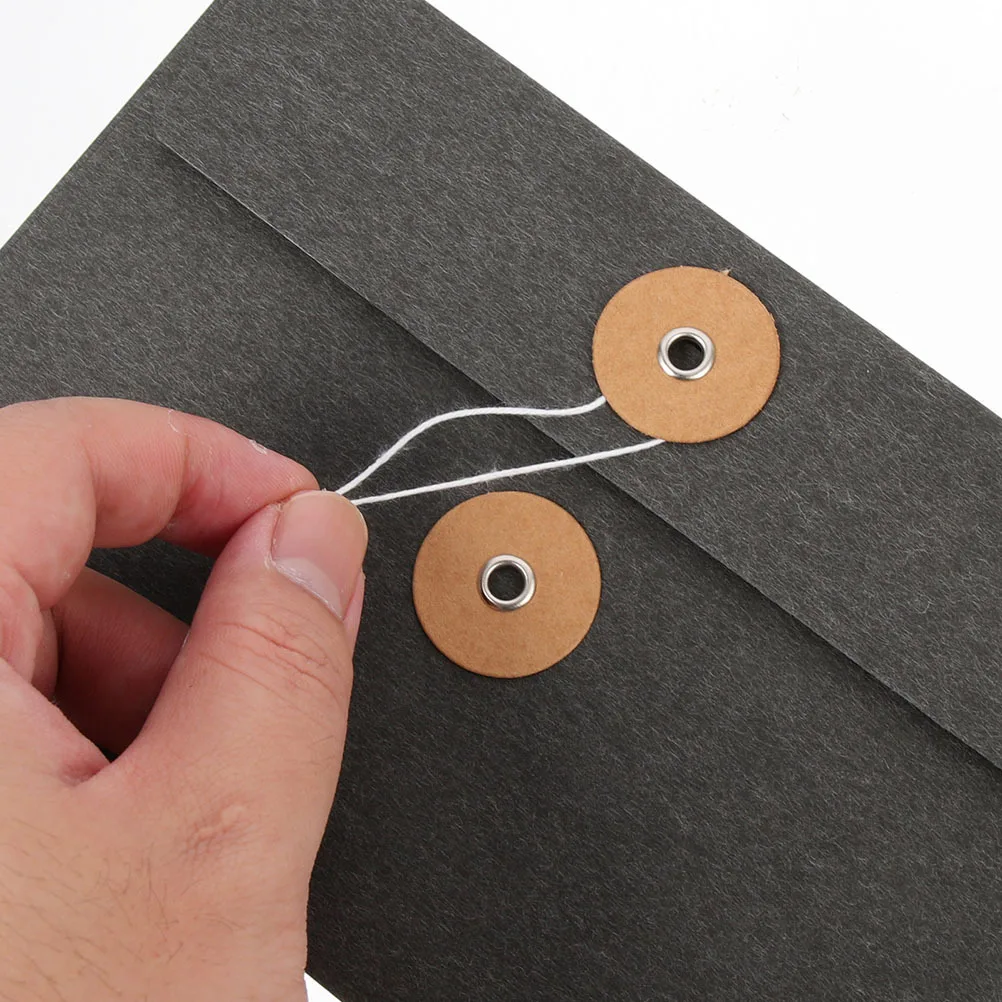 5 قطع من جيوب الورق متعددة الوظائف، صناعة متقنة، سطح أملس، استخدام مريح لملفات المدارس المكتبية، جيوب ورقية عتيقة #6