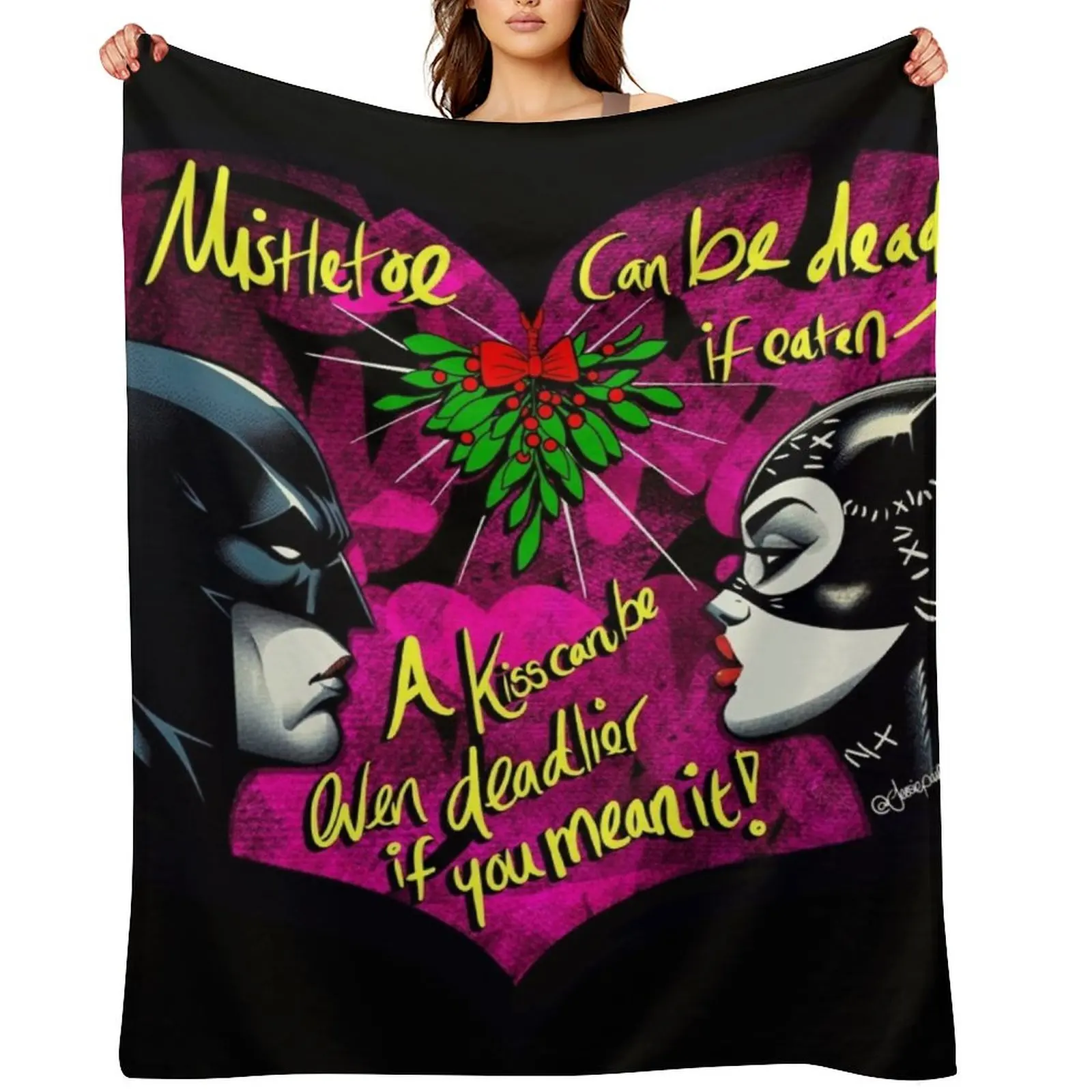 

Kiss of Death Throw Blanket Sofa Quilt Soft Big Beach warm for winter Blankets