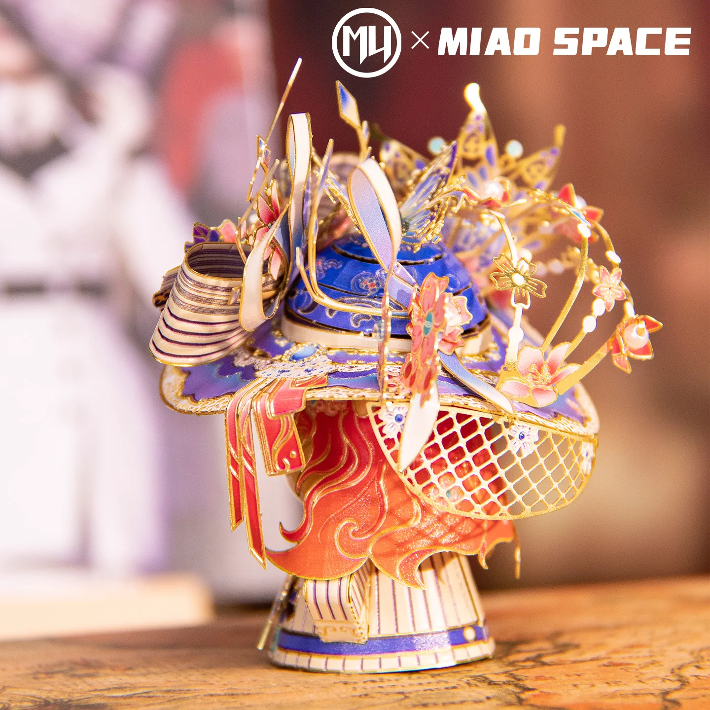 أحجية الصور المقطوعة المعدنية ثلاثية الأبعاد من MU Ruth Cat، لعبة ألغاز ذاتية الصنع، ديكور مكتب سطح المكتب، تخفيف التوتر، هدية ملونة لصديقتك