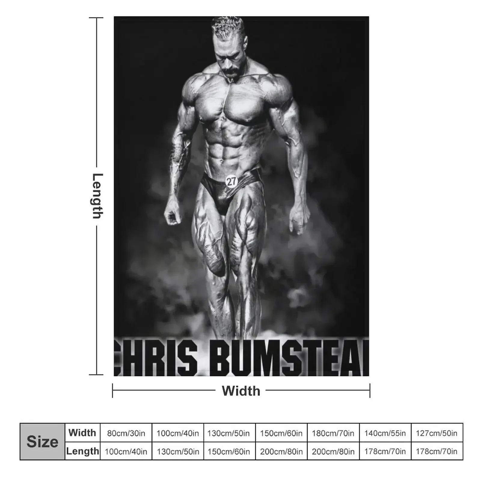 Chris Bumstead CBum Bodybuilder Throw Blanket Tourist Bed Fashionable for winter Blankets