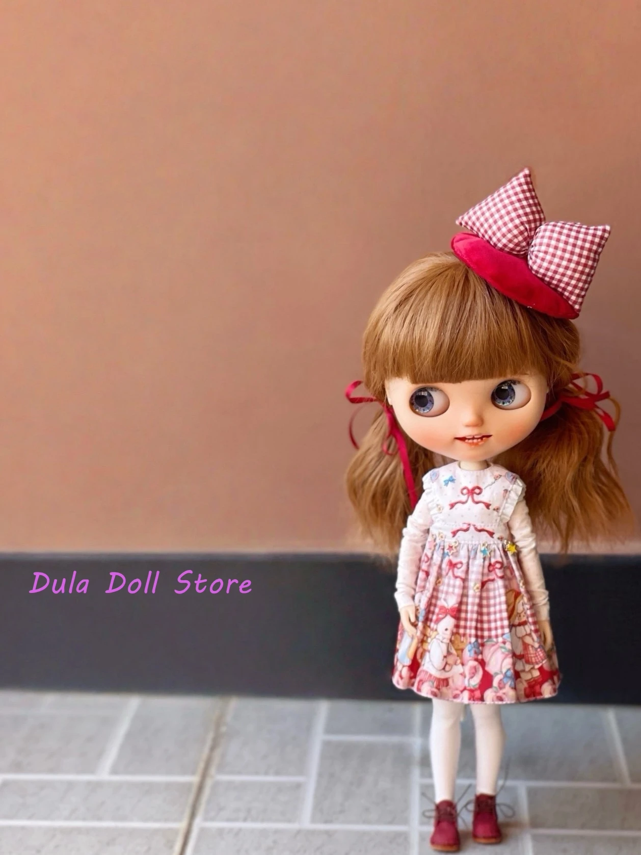 2026 Dula Doll Clothes Dress Red Blue Pink Set for Blythe Landoudou Landazz ob24 ob22 6 points 1l6 Yosd Doll - Detail 1