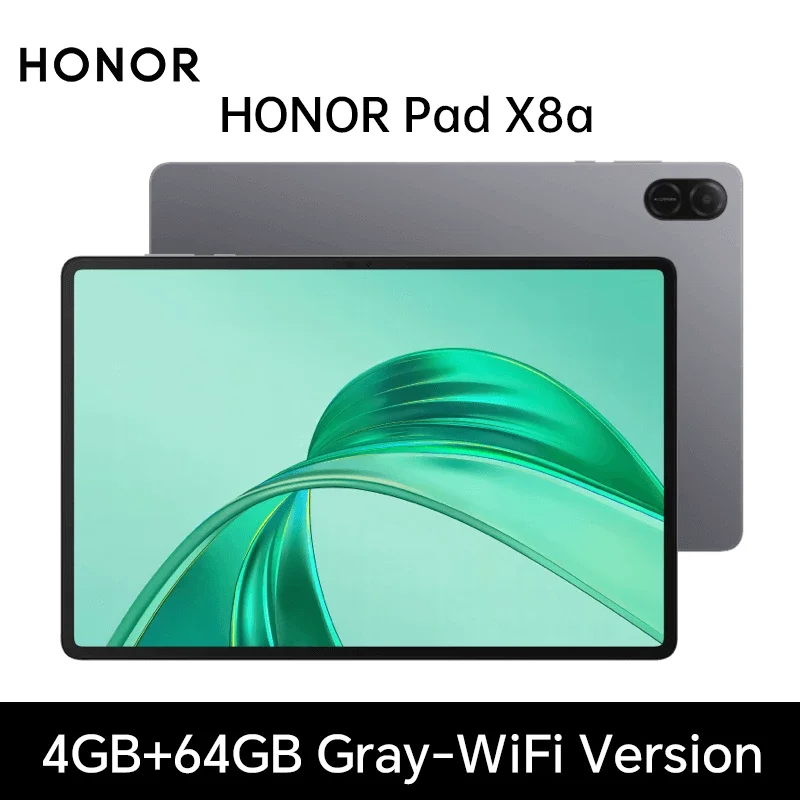 HONOR Pad X8a, EU-versie WIFI tablet, 11 inch hoge verversingsfrequentie, oogcomfort, 8300mAh batterij, grote-amplitude quad-speaker