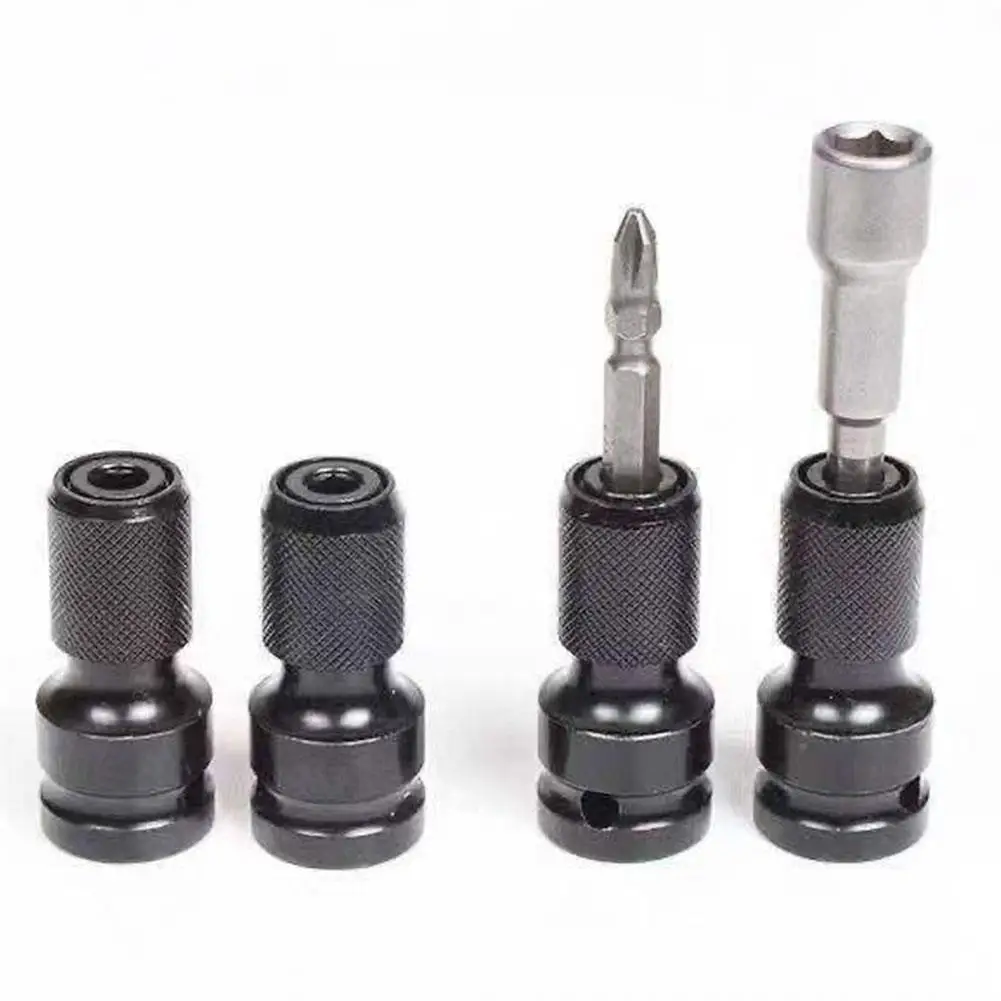 Adaptador de llave eléctrica de liberación rápida, adaptador de enchufe hembra, adaptador de mandril convertidor para accesorios de llave de impacto y trinquete