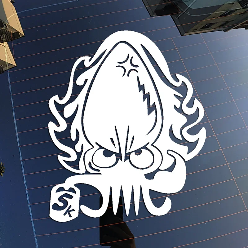 Car Stickers Octopus Squid Reflective Car Window Sticker Waterproof Fishing Box Decor Decals.