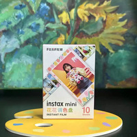 Classics Fujifilm Instax Fuji Mini 12 11 8 9 Film Flower Color Palette Fuji Instant Photo Paper For 70 7s 50s 90 25 Share Camera