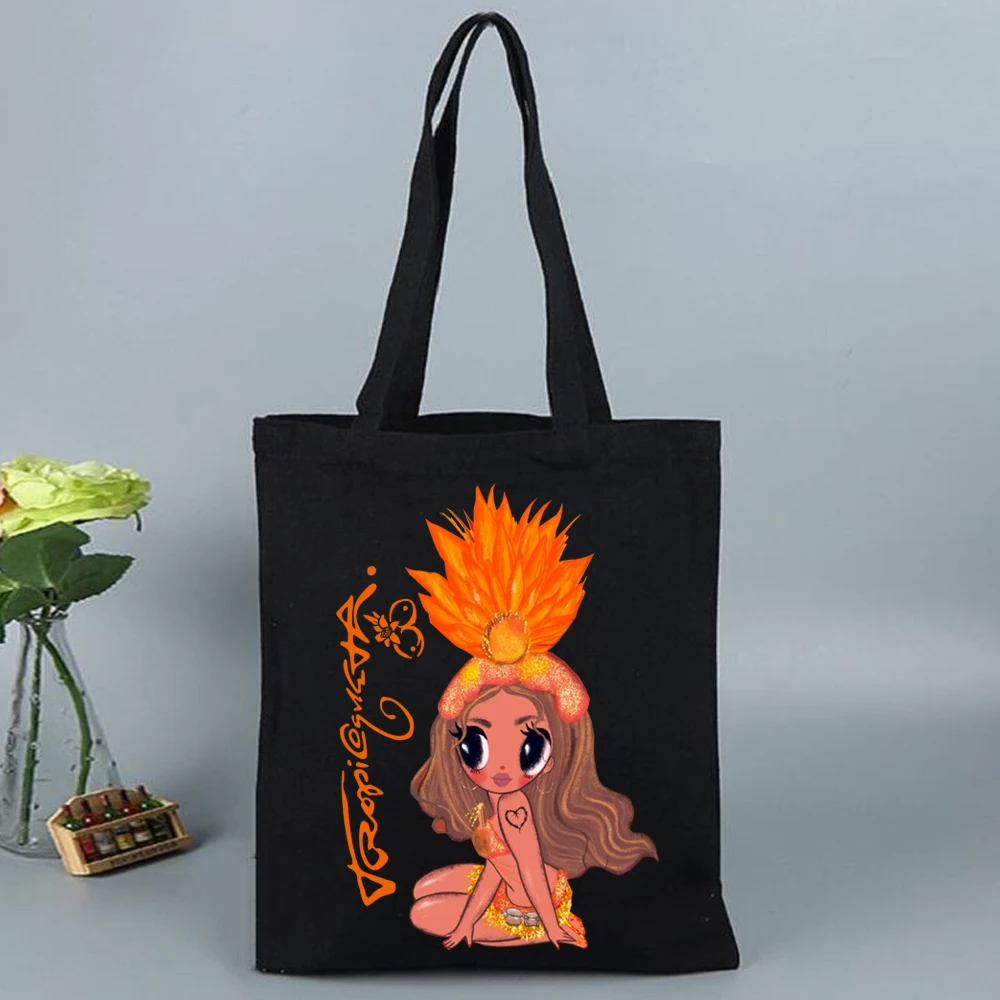 2025 Karol G TROPICOQUETA Merch Bolsa de lona Bolsa de compras de lona Bolsa de compras Bolsa de compras Regalo para fanáticos