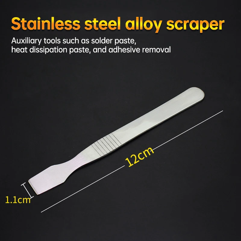 Edelstahl Reparatur schaber Zinn Paste Rühren Handy Pry Bar Tablet LCD Warp Fall Entfernung Werkzeuge