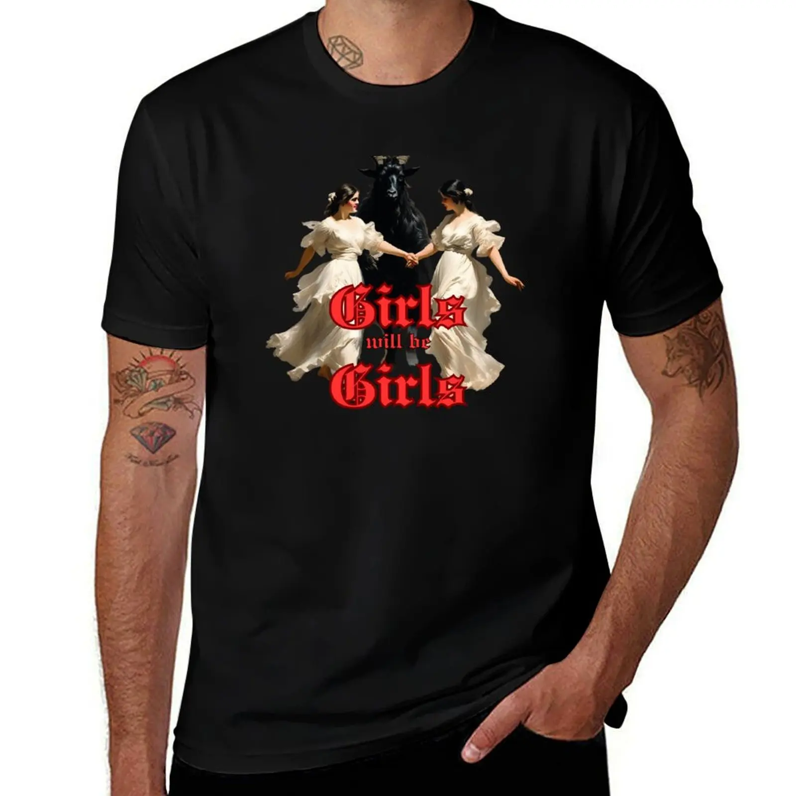 

Girls Will Be Girls T-Shirt vintage cheap stuff funny t shirts for men