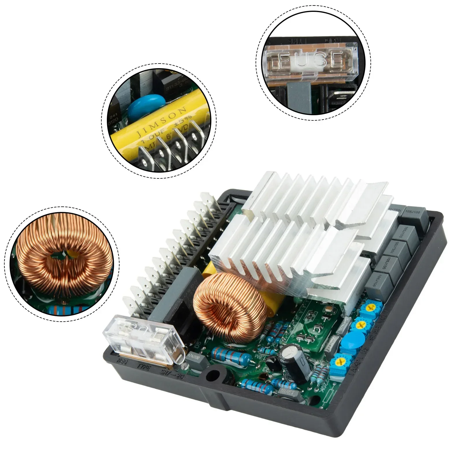 

AVR SR7 Automatic Voltage Regulator For Mecc Alte For Meccalte Generator Output Current 6A continuous maximum 8A for 10 seconds