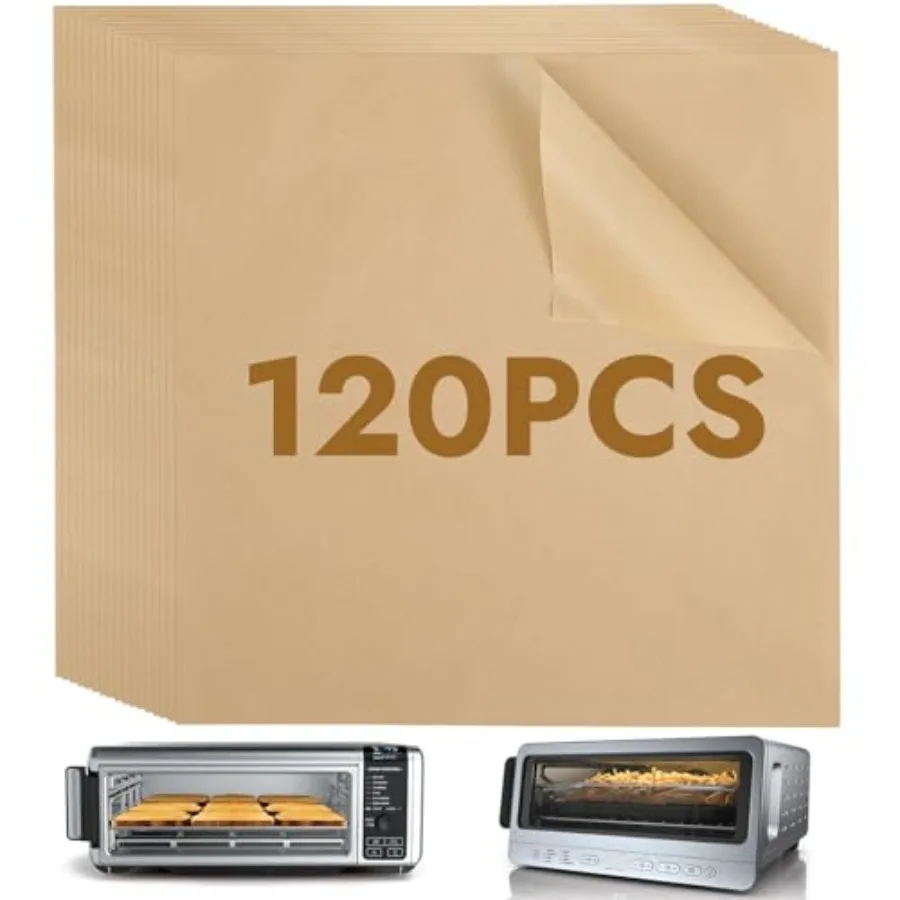 12 Inch Air Fryer Parchment Paper for Ninja Air Fryer SP151 SP351 SP101 SP201 SP301, 120PCS Airfryer Disposable Liners for Ninj