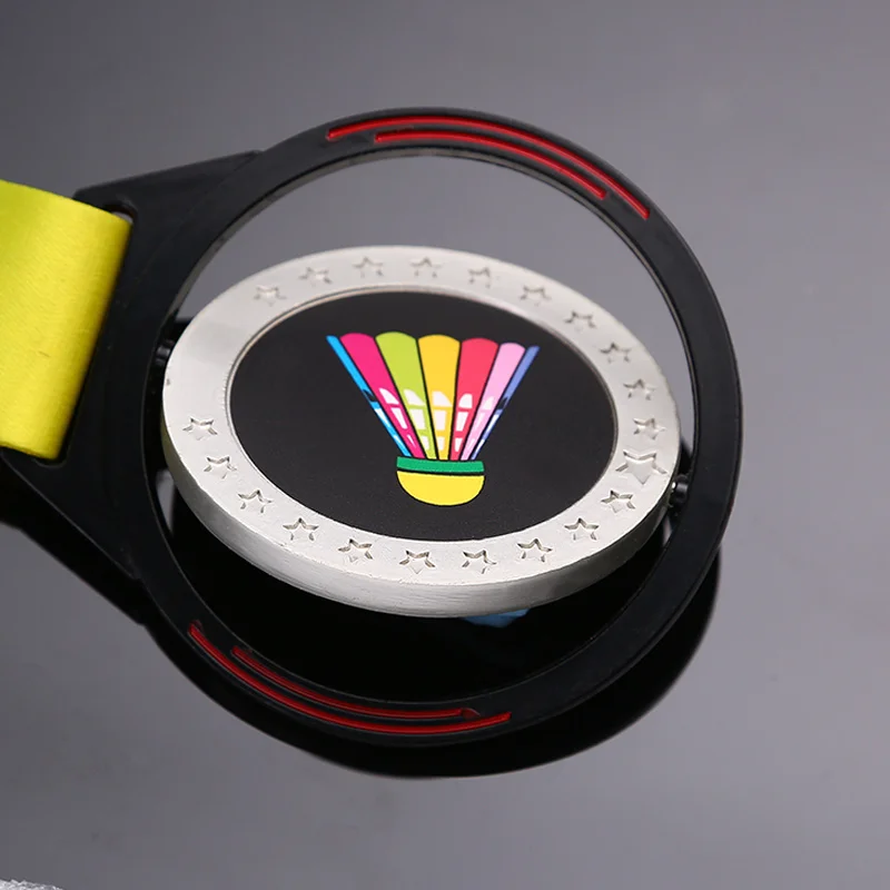 

Customized medals for gold, silver and bronze in competitions, including singles and doubles memorabilia