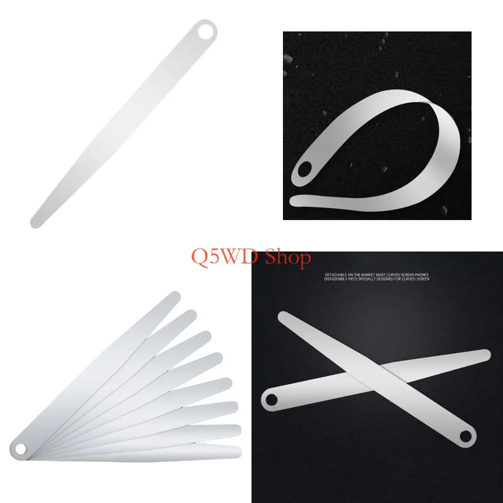 

Q5WD Ультратонкий металлический гибкий на 180° инструмент из нержавеющей стали толщиной 0,1 мм, набор инструментов для ремонта