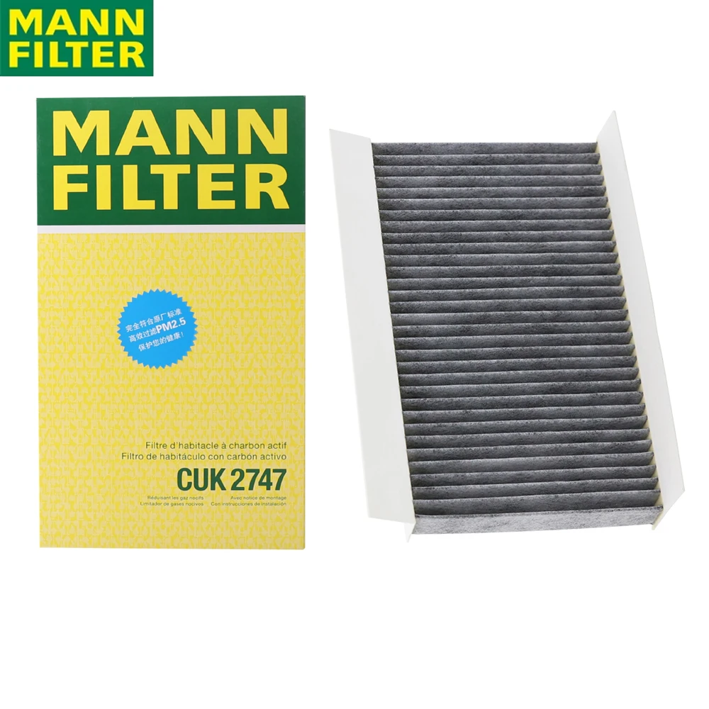 

MANN FILTER CUK2747 Activated Carbon Cabin Filter For LAND ROVER Discovery 3 Original Low Wind Resistance LR 023977