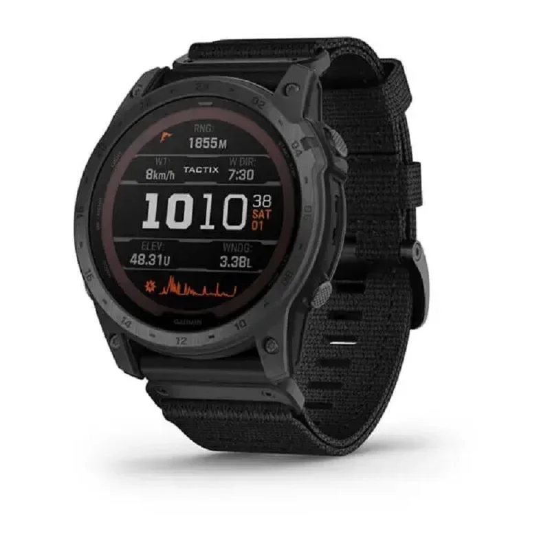 

Garmiin tactix 7 Pro Ballistics Black Solar Powered Tactical GPS Smartwatch, 51mm