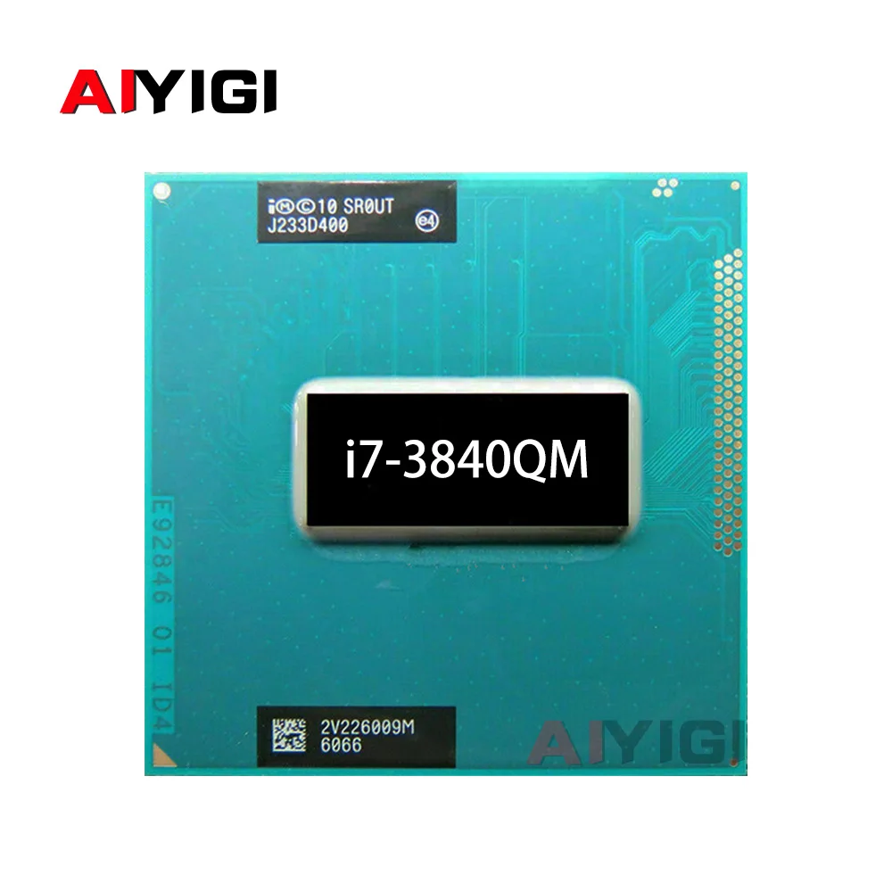 Core I7-3840QM SR0UT 2.8GHz Quad-Core Eight-Thread I7 3840QM Notebook CPU Laptop Processor 8M 45W Socket G2 / RPGA988B