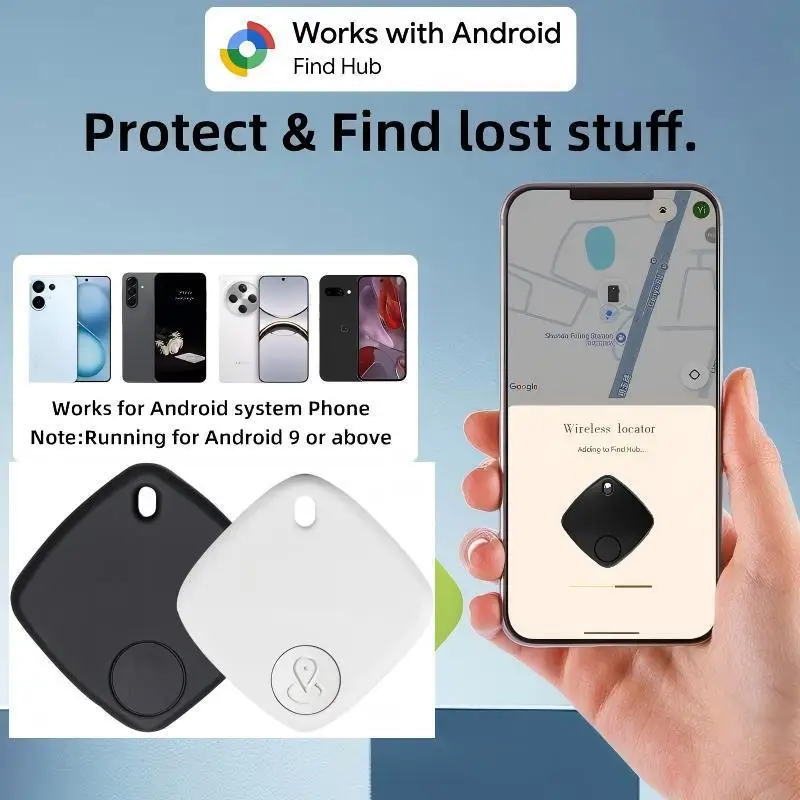

CD Google Airtag Locator Key Finder Pet Tracker IOS Findmy App Positioning Wireless Smart Tag Tracking Device Waterproof