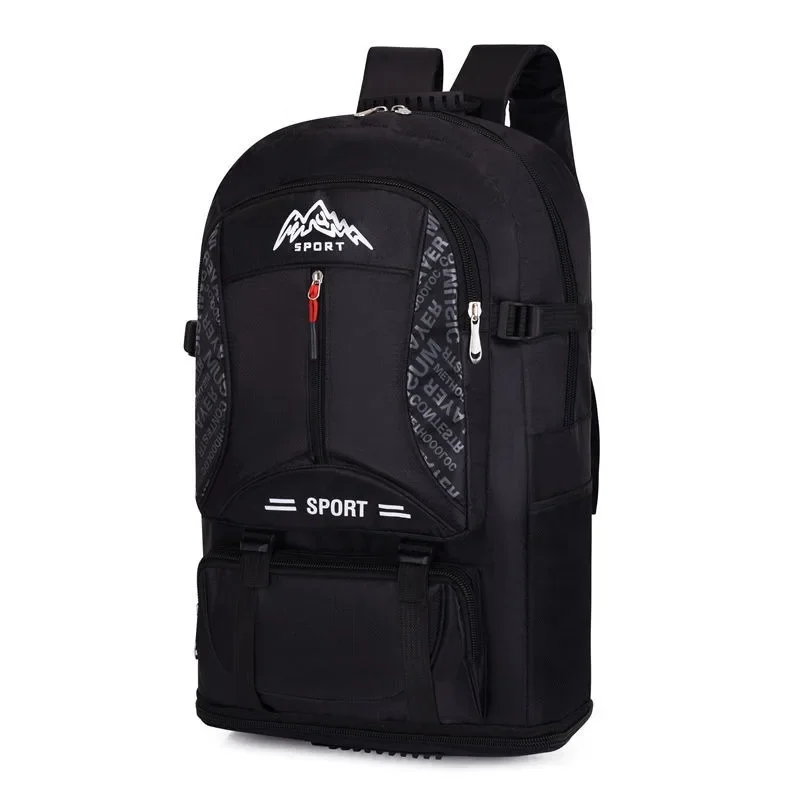 Nuova borsa da trekking impermeabile da 100 litri per esterni da uomo Pacchetto di grande capacità Zaino per laptop da viaggio a lunga distanza Zaino per strumenti durevoli