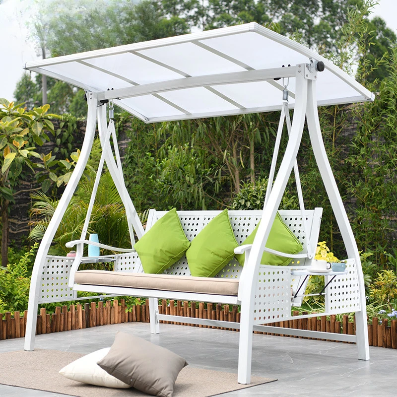 

Swing solar lamp home outdoor courtyard bed cradle balcony hanging chair