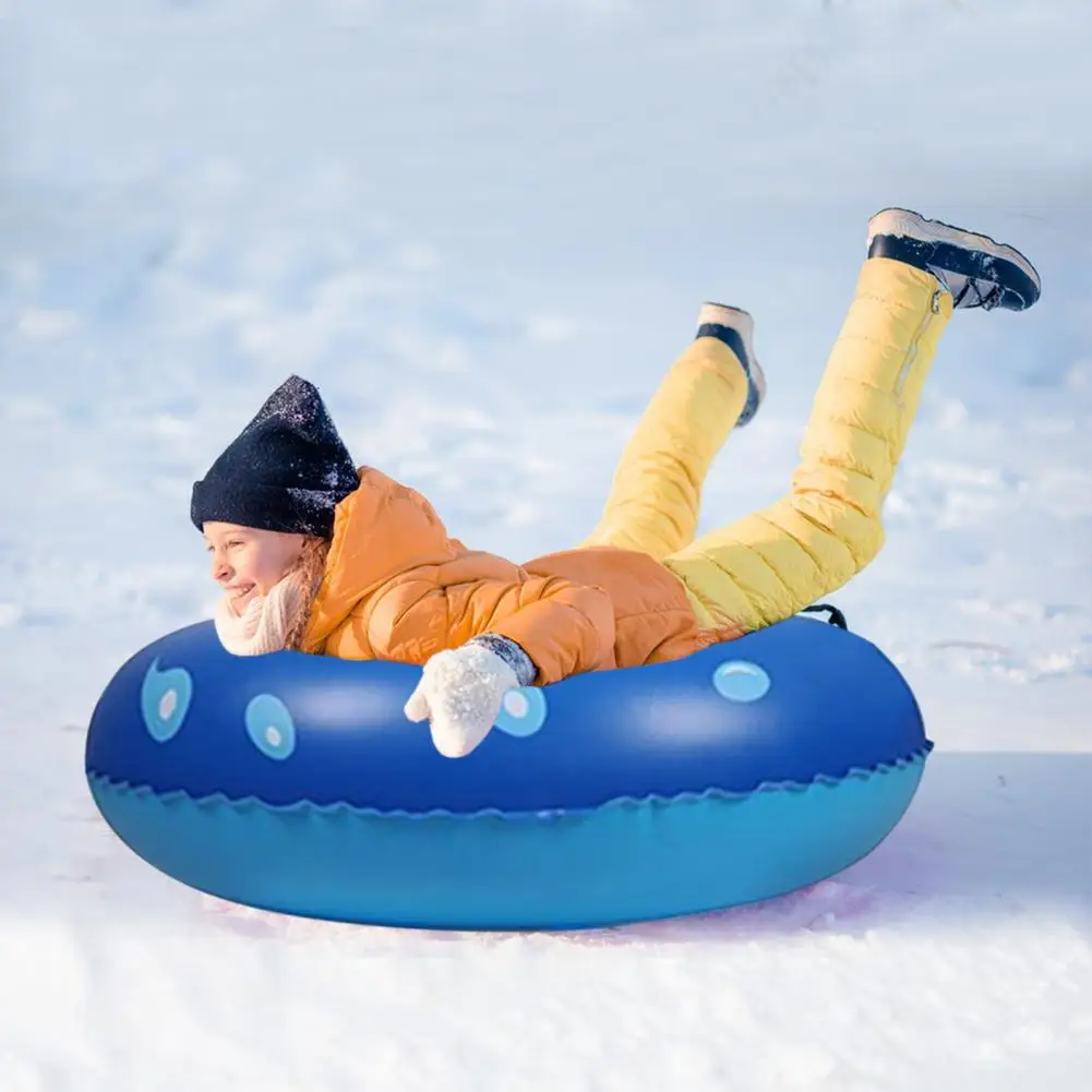 Snow Sledge Sleigh Children's Tubing Winter Sled Ski Accesories Skiing Ring Pad Sports Thickened Inflatable Ski Circle