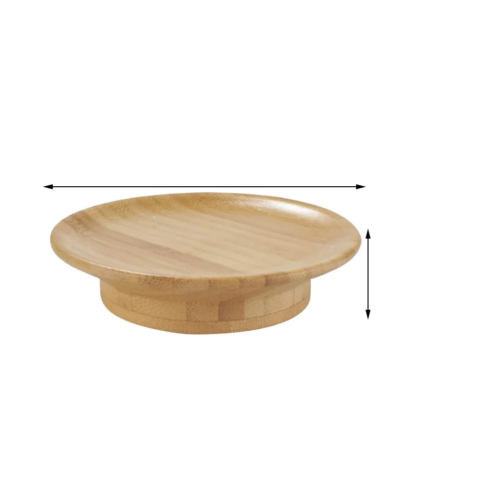 

2pcs Bamboo Cup Cover Round Universal Fit For Wine Glasses Reusable Drink Cover Outdoor Dinnerware Protector Appetizer Plate